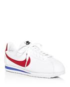 Nike Women's Classic Cortez Leather Lace Up Sneakers