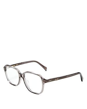 Celine Women's Square Clear Glasses, 55mm