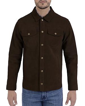 Frye Suede Regular Fit Shirt Jacket