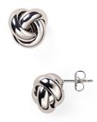 Sterling Silver Love Knot Stud Earrings - 100% Exclusive