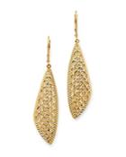 Bloomingdale's Tie Drop Earrings In 14k Yellow Gold - 100% Exclusive