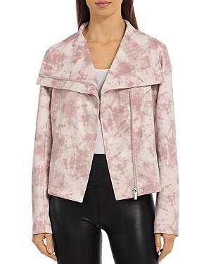 Bagatelle Tie Dye Faux Suede Envelope Jacket