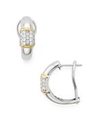 Bloomingdale's Marc & Marcella Pave Diamond Bar Earrings In Sterling Silver & 14k Gold-plated Sterling Silver, 0.43 Ct. T.w. - 100% Exclusive