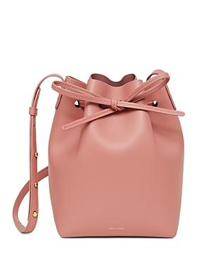 Mansur Gavriel Mini Leather Bucket Bag