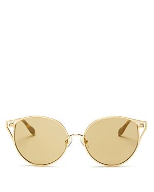 Sonix Ibiza Mirrored Round Cateye Sunglasses, 55mm