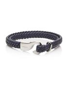 Babette Wasserman Marine Woven Leather Bracelet