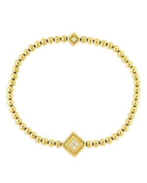 Roberto Coin 18k Yellow Gold Palazzo Ducale Diamond Stretch Bracelet