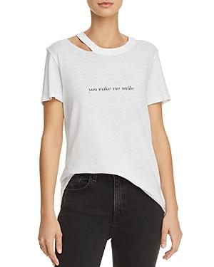 N Philanthropy Zander Cutout Graphic Tee