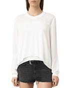 Allsaints Camber High/low Blouse