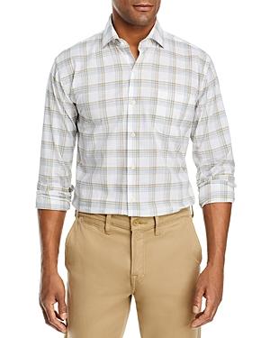 Peter Millar Rowan Crown Vintage Cotton Stretch Plaid Classic Fit Button Down Shirt