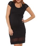 Stowaway Collection Little Black Maternity Dress