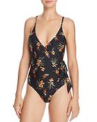 Minkpink Sunkissed Wrap One Piece Swimsuit