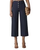 Whistles Heidi Button-fly Cropped Pants