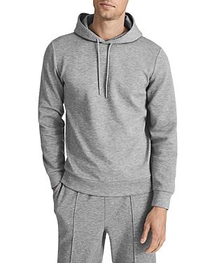 Reiss Fabien Gray Melange Hoodie