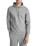 Reiss Fabien Gray Melange Hoodie