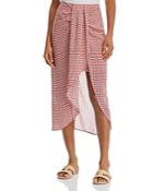 C/meo Collective Counting All Twist-front Plaid Skirt
