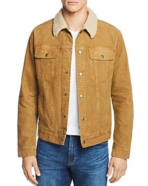 Ag Faux Shearling-trimmed Corduroy Jacket