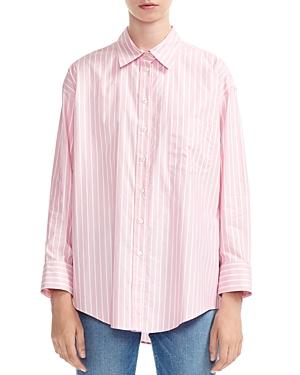 Maje Cherry Striped Shirt