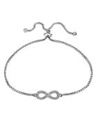 Marc & Marcella X Bloomingdale's Diamond Pave Infinity Adjustable Bracelet In Sterling Silver, 0.31 Ct. T.w. - 100% Exclusive