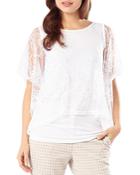 Phase Eight Cecily Sheer Overlay Top
