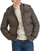 Cole Haan Quilted Hooded Bomber Jacket