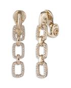 Lauren Ralph Lauren Crystal Clip On Link Earrings