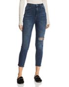Dl1961 Chrissy High Rise Skinny Jeans In Saxton