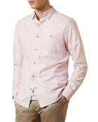 Ted Baker Tiptoe Linen-cotton Slim Fit Shirt