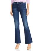 Mother The Weekender Fray Flared Jeans In Tongue And Chic
