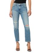 Joe's Jeans The Bobby High Rise Boyfriend Jeans In Blue Destroy