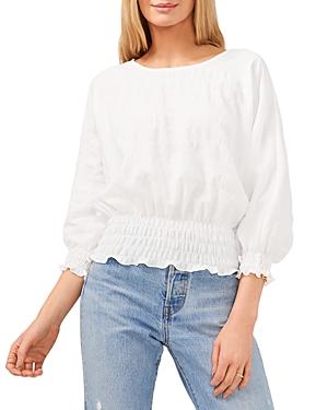 Vince Camuto Crinkled Smocked Top