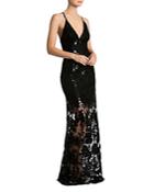 Dress The Population Sequin Lace Gown