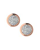 Links Of London Diamond Essentials Round Pave Diamond Stud Earrings