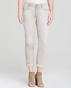 Eileen Fisher Boyfriend Jeans In Vintage Grey