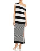 Norma Kamali Mixed Stripe Dress