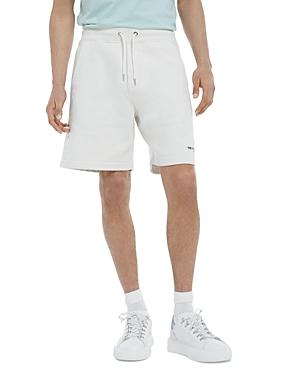 The Kooples Ecru Fleece Drawstring Shorts