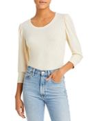 Sundry Puff Sleeve Pima Cotton Top