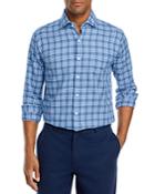 Peter Millar Clayton Summer Soft Cotton Check Classic Fit Button Down Shirt