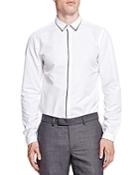 The Kooples Faille Slim Fit Button-down Shirt