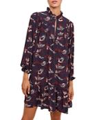 Gerard Darel July Printed Ruffled Dress