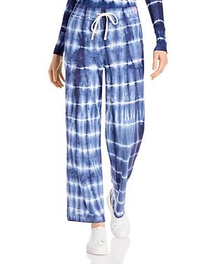 Sundry Tie Dyed Wide Leg Sweatpants