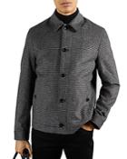Ted Baker Conch Wool Blend Check Jacket