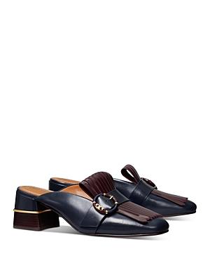 Tory Burch Women's Multi Logo Kiltie Mules