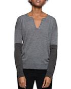Zadig & Voltaire Celsa Bis Color-block Cashmere Sweater