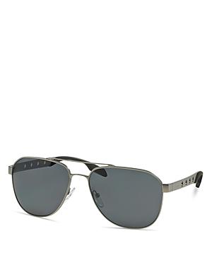 Prada Men's Polarized Punched Aviator Sunglasses, 60mm