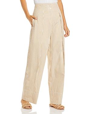 Rebecca Taylor Striped Wide Leg Pants