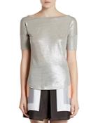 Halston Heritage Metallic Top