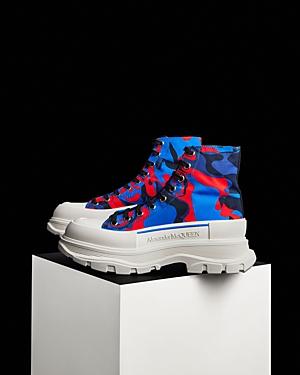 Alexander Mcqueen Men's Tread Slick Platform Booties