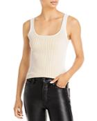 Anine Bing Josie Ribbed Tank Top