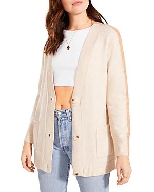 Bb Dakota Study Date Color Blocked Cardigan